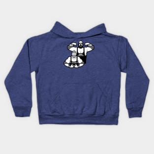 Wrestler Ninja Kids Hoodie